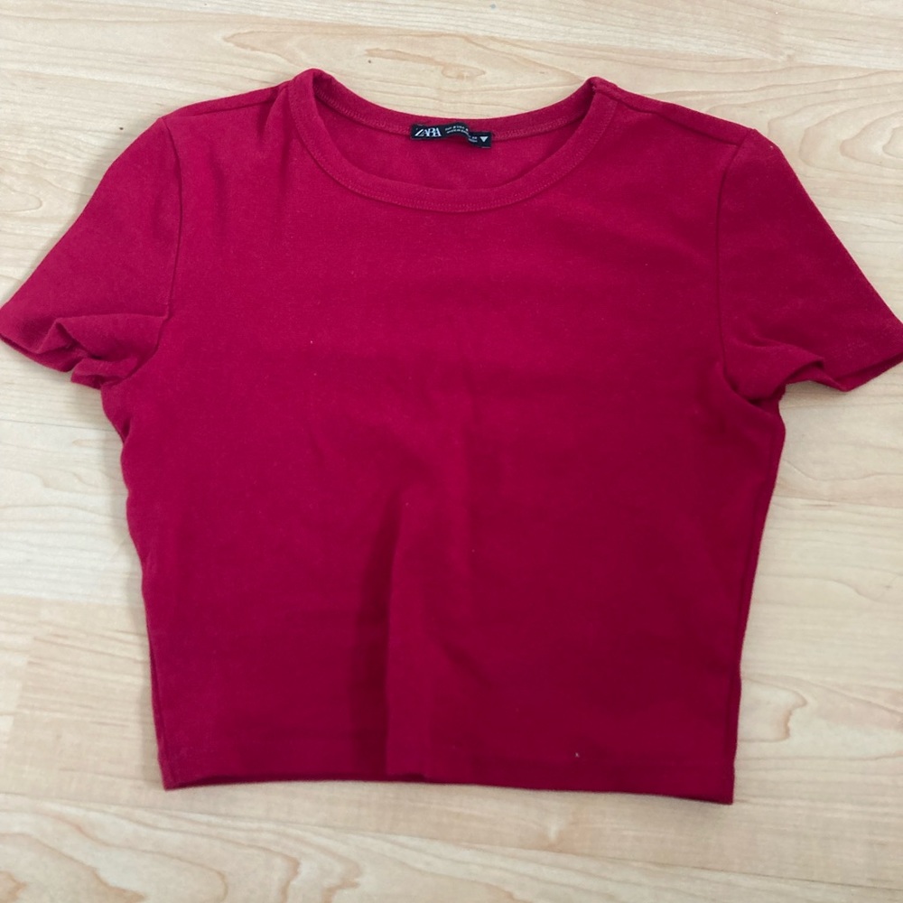 Red Zara tank size S